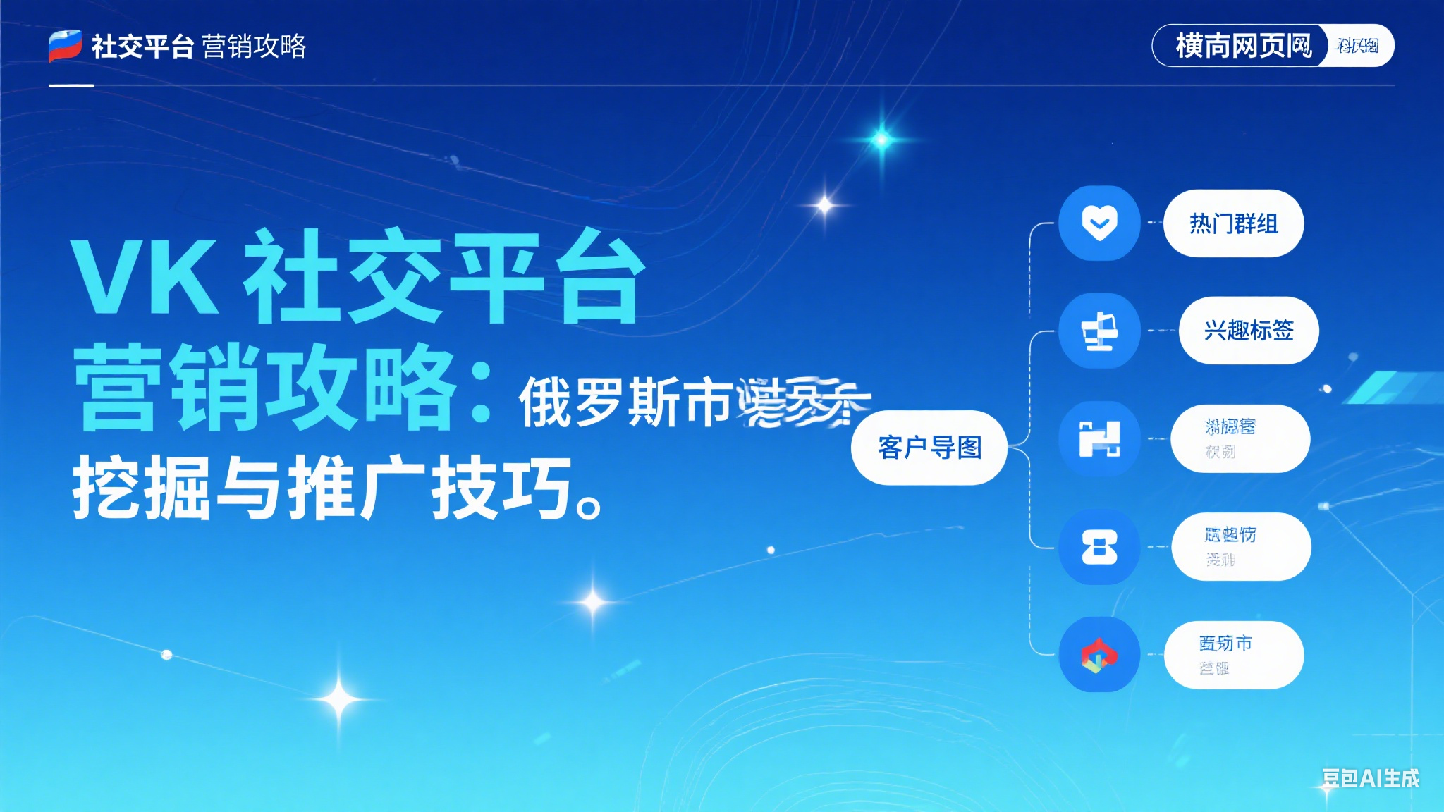 VK社交平台营销攻略：俄罗斯市场客户挖掘与推广技巧