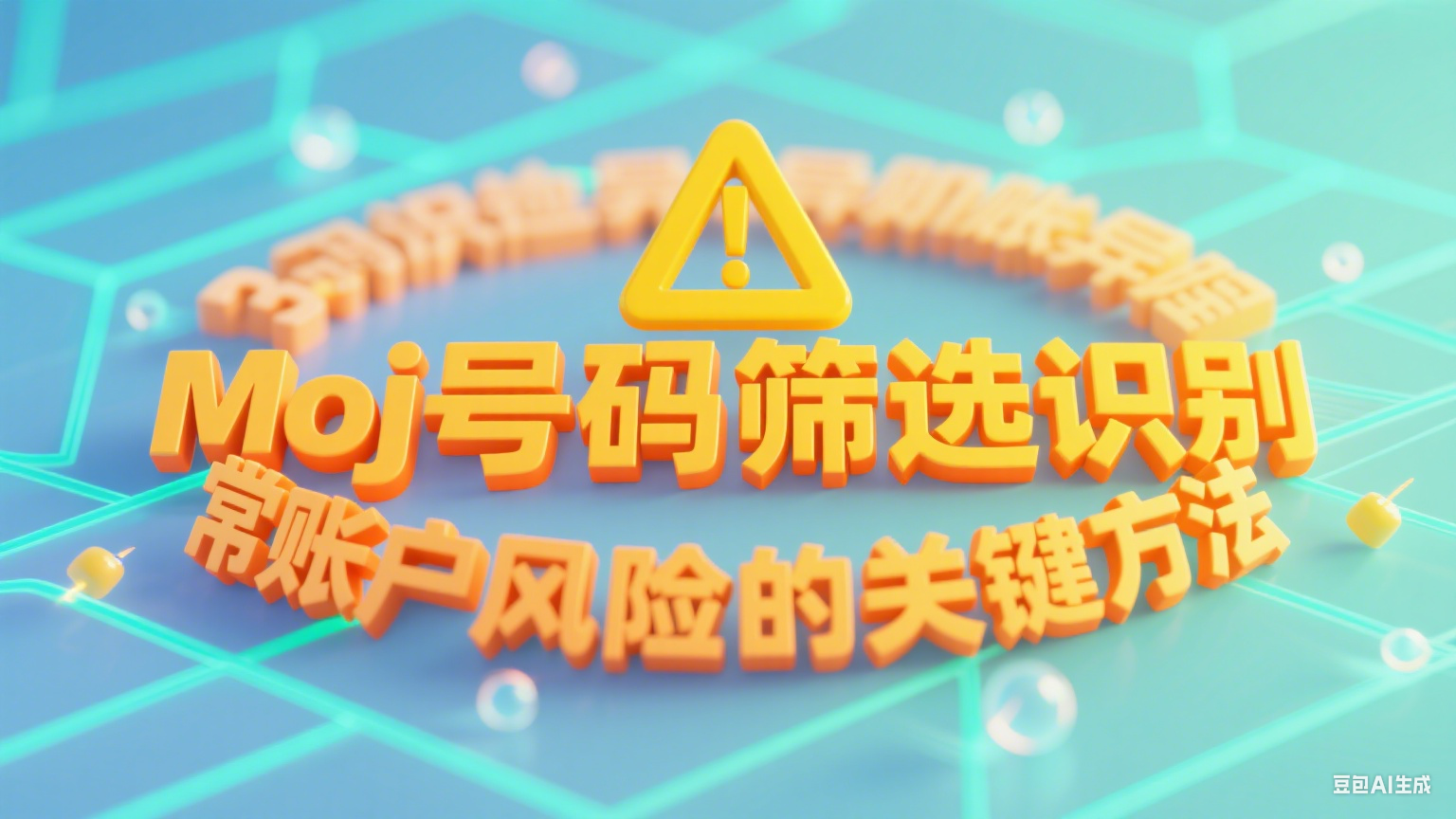  Moj号码筛选识别异常账户风险的关键方法