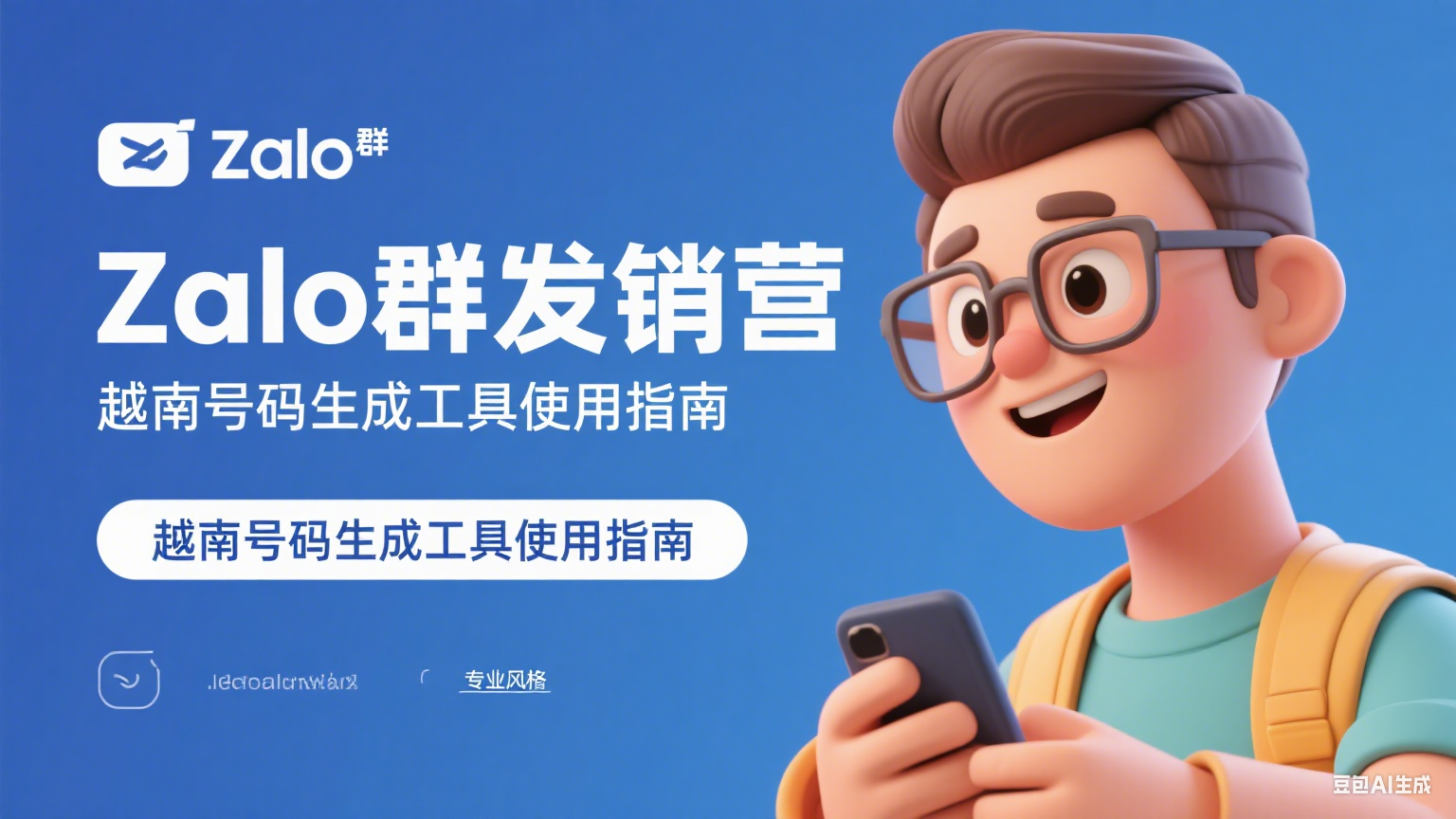 Zalo群发营销关键：越南号码生成工具使用指南