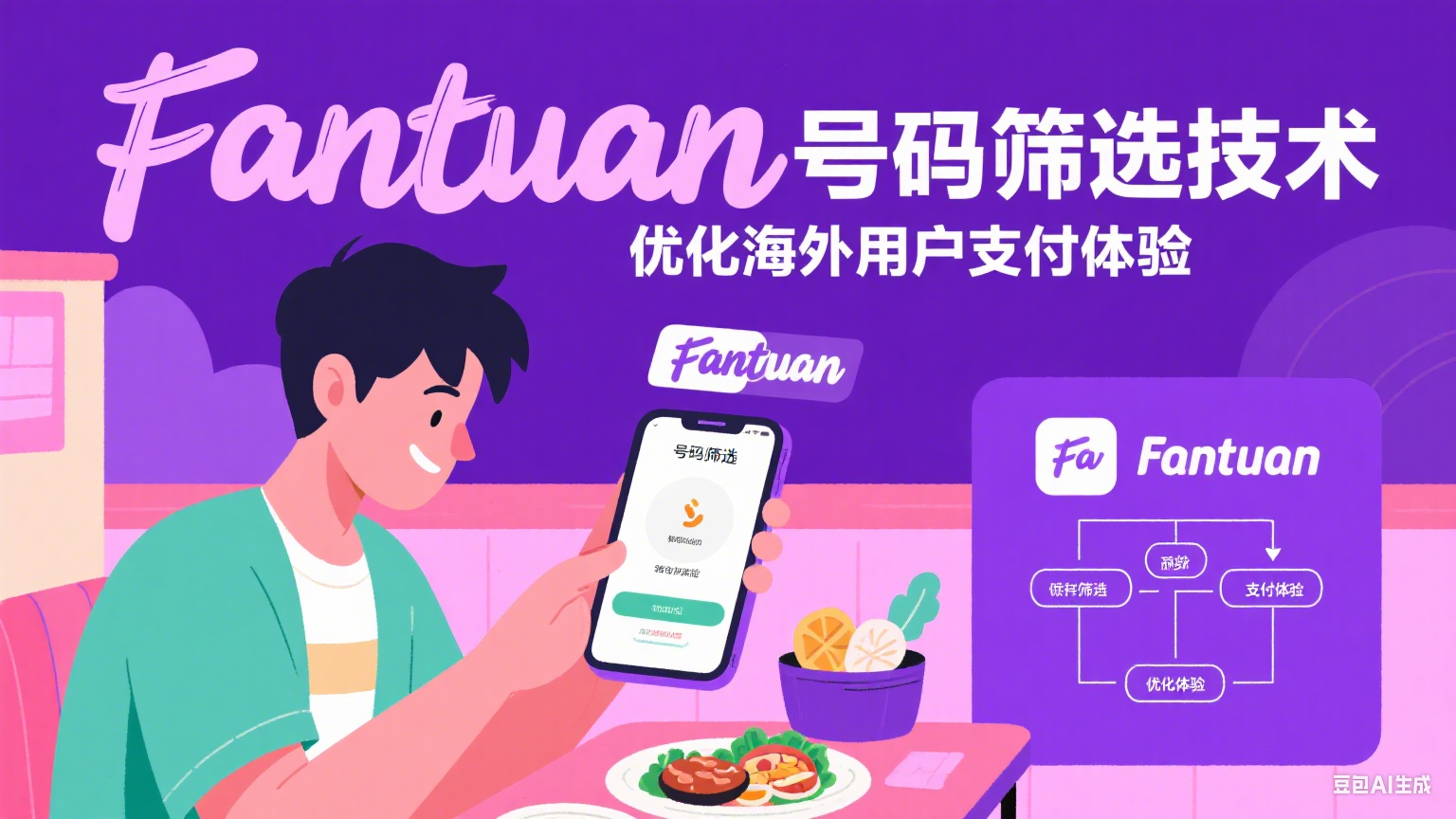 Fantuan号码筛选技术优化海外用户支付体验