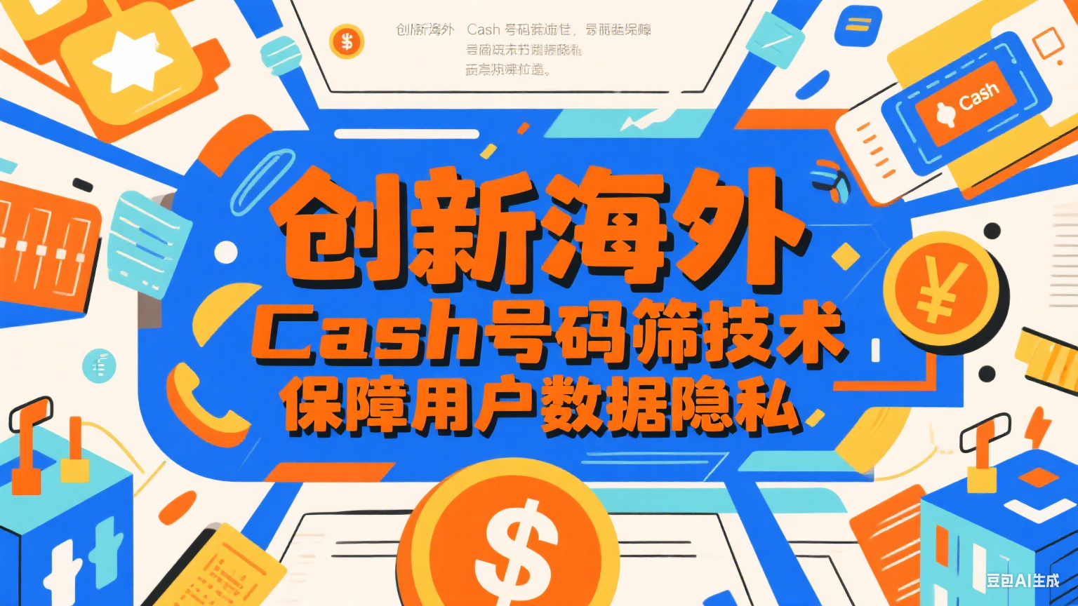 创新海外Cash号码筛选技术保障用户数据隐私