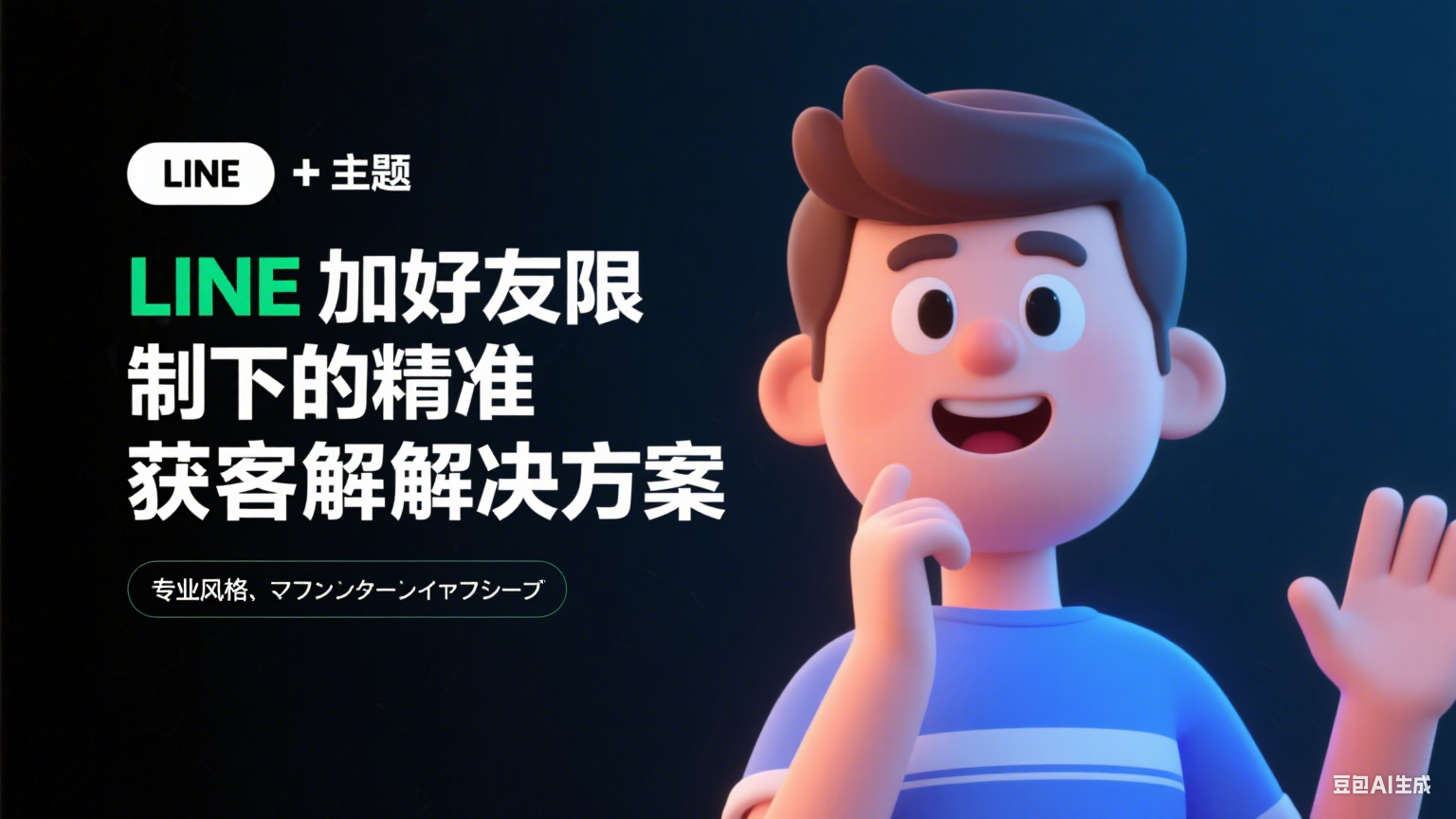 LINE加好友限制下的精准获客解决方案