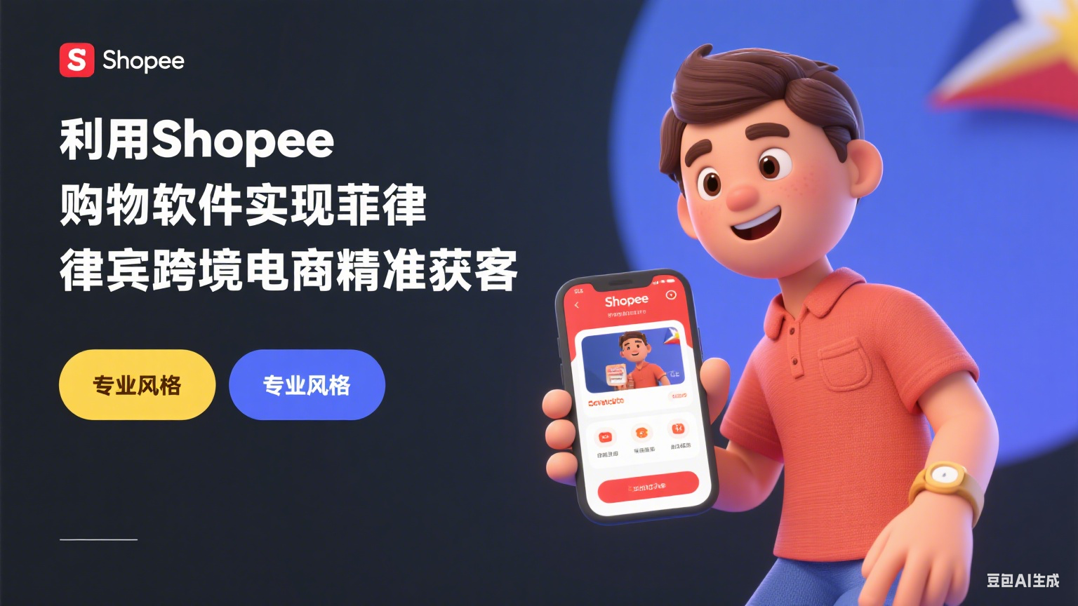 利用Shopee购物软件实现菲律宾跨境电商精准获客